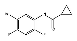 Cyclopropanecarboxamide, N-(5-bromo-2,4-difluorophenyl)-,1876129-88-2,结构式