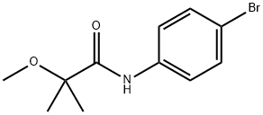 N-(4-溴苯基)-2-甲氧基-2-甲基丙酰胺, 1876270-49-3, 结构式