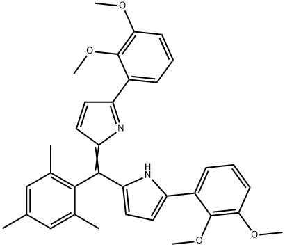 1H-Pyrrole, 2-(2,3-dimethoxyphenyl)-5-[[5-(2,3-dimethoxyphenyl)-2H-pyrrol-2-ylidene](2,4,6-trimethylphenyl)methyl]-|