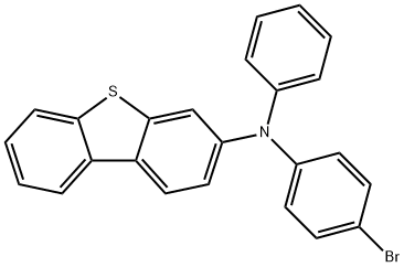 N-(4-溴苯基)-N-苯基-3-二苯并噻吩胺, 1877346-19-4, 结构式