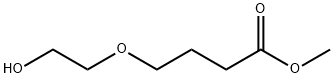 Butanoic acid, 4-(2-hydroxyethoxy)-, methyl ester Struktur