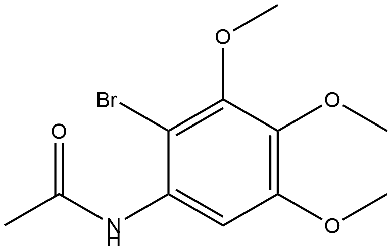 N-(2-Bromo-3,4,5-trimethoxyphenyl)acetamide,187795-87-5,结构式