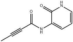 N-(2-hydroxypyridin-3-yl)but-2-ynamide Struktur