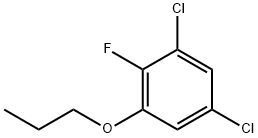 1,5-dichloro-2-fluoro-3-propoxybenzene Structure