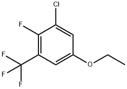 1-chloro-5-ethoxy-2-fluoro-3-(trifluoromethyl)benzene Structure