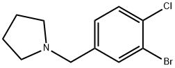 1-(3-溴-4-氯苄基)吡咯烷,1881320-99-5,结构式