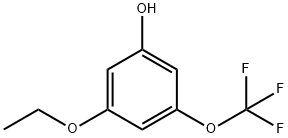 3-乙氧基-5-(三氟甲氧基)苯酚,1881321-15-8,结构式