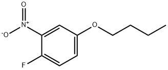 4-butoxy-1-fluoro-2-nitrobenzene Structure