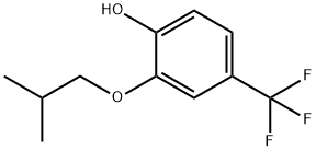 2-(2-methylpropoxy)-4-(trifluoromethyl)phenol Structure
