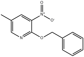 2-(benzyloxy)-5-methyl-3-nitropyridine Structure