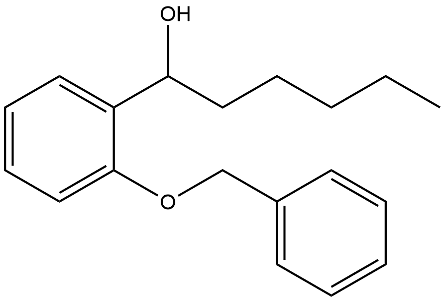 α-Pentyl-2-(phenylmethoxy)benzenemethanol 结构式