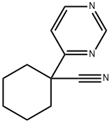 Cyclohexanecarbonitrile, 1-(4-pyrimidinyl)-|1-(嘧啶-4-基)环己烷-1-甲腈