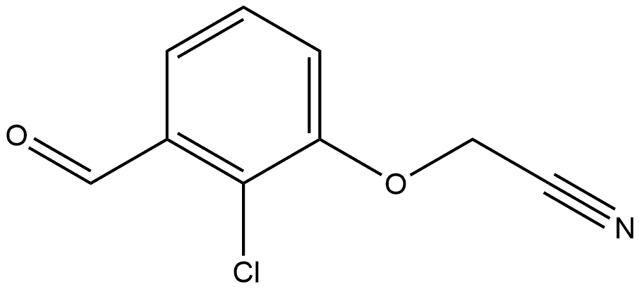 2-(2-Chloro-3-formylphenoxy)acetonitrile 结构式