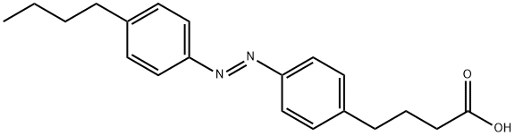 Benzenebutanoic acid, 4-[(1E)-2-(4-butylphenyl)diazenyl]- Structure