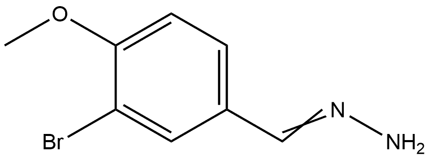 3-Bromo-4-methoxybenzaldehyde hydrazone,1883224-05-2,结构式