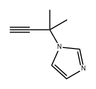 1H-Imidazole, 1-(1,1-dimethyl-2-propyn-1-yl)- Struktur