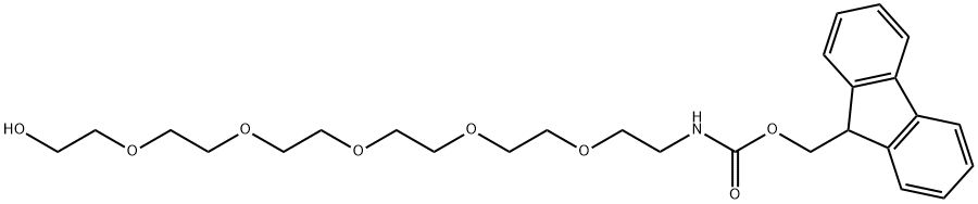 Fmoc-NH-PEG6-alcohol Structure