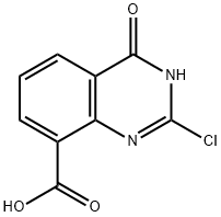 2-Chloro-4-oxo-3,4-dihydroquinazoline-8-carboxylic acid,1884331-16-1,结构式