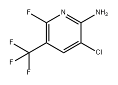 2-Pyridinamine, 3-chloro-6-fluoro-5-(trifluoromethyl)- Struktur