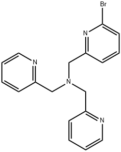 2-Pyridinemethanamine, N-[(6-bromo-2-pyridinyl)methyl]-N-(2-pyridinylmethyl)- 结构式
