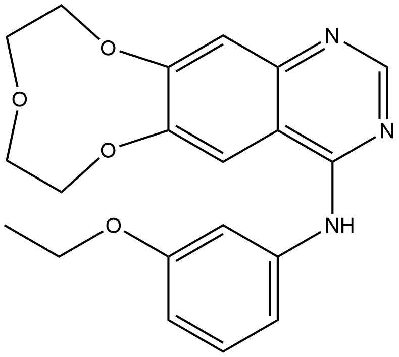Icotinib Impurity 15 化学構造式