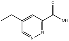 3-Pyridazinecarboxylic acid, 5-ethyl- Struktur