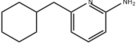 2-Pyridinamine, 6-(cyclohexylmethyl)- Struktur