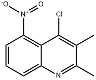 Quinoline, 4-chloro-2,3-dimethyl-5-nitro- Structure