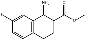methyl 1-amino-7-fluoro-1,2,3,4-tetrahydronaphthalene-2-carboxylate Structure