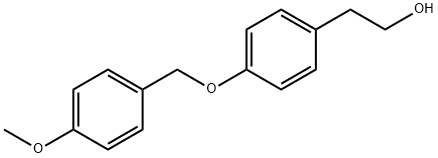 Benzeneethanol, 4-[(4-methoxyphenyl)methoxy]- Struktur