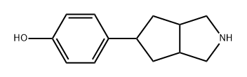 Phenol, 4-(octahydrocyclopenta[c]pyrrol-5-yl)- 结构式