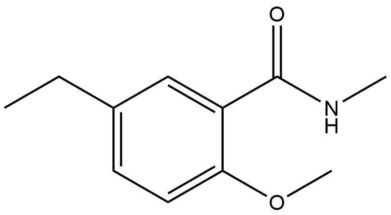 5-Ethyl-2-methoxy-N-methylbenzamide Structure