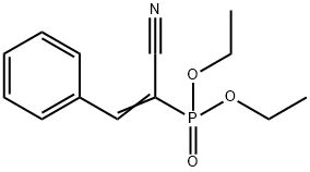 (α-Cyanostyryl)phosphonic acid diethyl ester 结构式