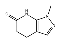 6H-Pyrazolo[3,4-b]pyridin-6-one, 1,4,5,7-tetrahydro-1-methyl-,188998-01-8,结构式