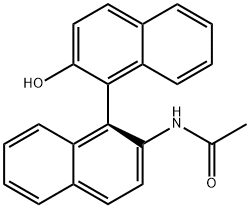 Acetamide, N-[(1S)-2''-hydroxy[1,1''-binaphthalen]-2-yl]- (9CI) Structure