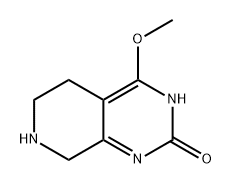 4-甲氧基-5,6,7,8-四氢吡啶并[3,4-D]嘧啶-2(1H)-酮,1890998-36-3,结构式