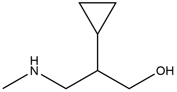 2-cyclopropyl-3-(methylamino)propan-1-ol,1891095-47-8,结构式