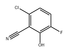 Benzonitrile, 6-chloro-3-fluoro-2-hydroxy- Struktur