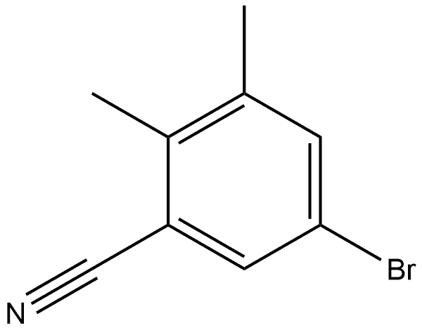 5-Bromo-2,3-dimethylbenzonitrile,1891339-66-4,结构式