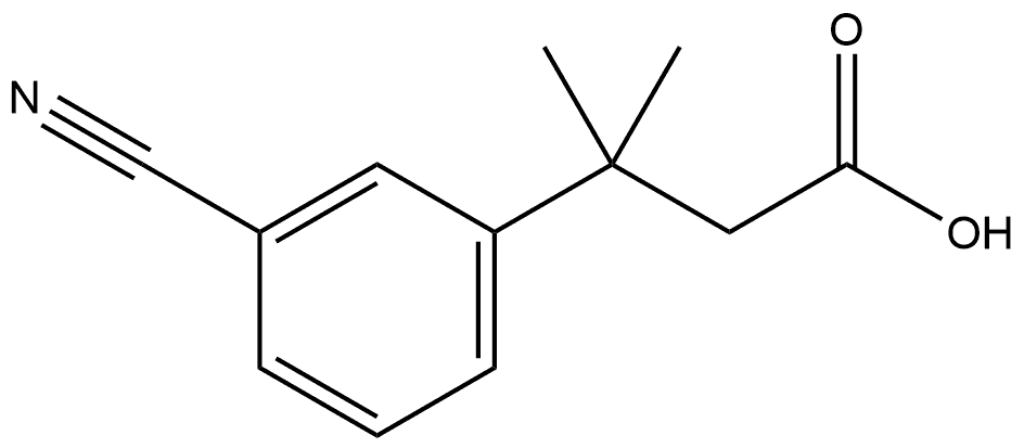 1891389-27-7 3-(3-氰基苯基)-3-甲基丁酸