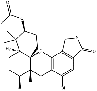 乙酰葡萄穗菌素, 189185-59-9, 结构式