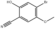 Benzonitrile, 4-bromo-2-hydroxy-5-methoxy- Struktur