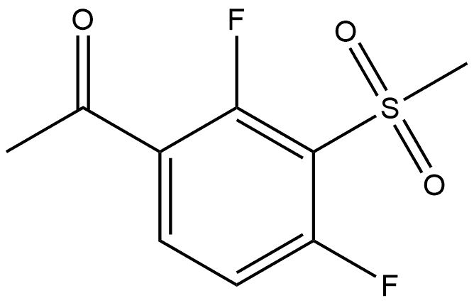 1892125-22-2 1-[2,4-Difluoro-3-(methylsulfonyl)phenyl]ethanone