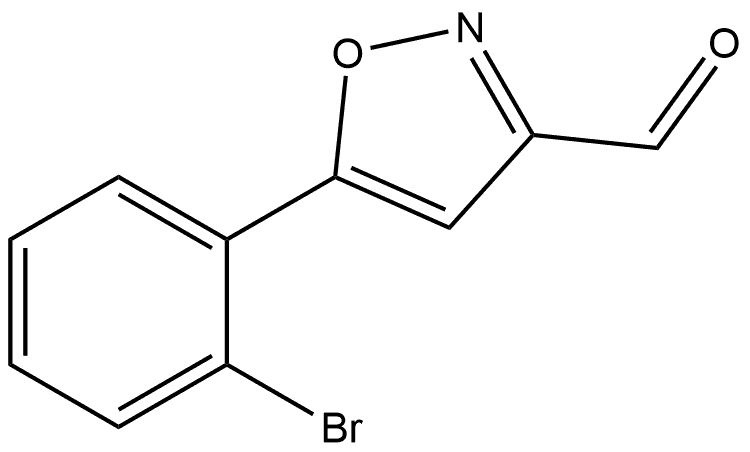 5-(2-bromophenyl)-1,2-oxazole-3-carbaldehyde,1892374-18-3,结构式