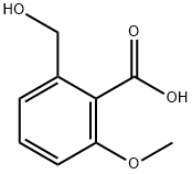 2-Hydroxymethyl-6-methoxybenzoic acid Struktur