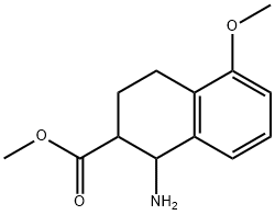 methyl 1-amino-5-methoxy-1,2,3,4-tetrahydronaphthalene-2-carboxylate Structure