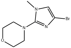 Morpholine, 4-(4-bromo-1-methyl-1H-imidazol-2-yl)- Structure