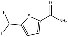 2-Thiophenecarboxamide, 5-(difluoromethyl)- Struktur