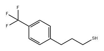 Benzenepropanethiol, 4-(trifluoromethyl)- Structure