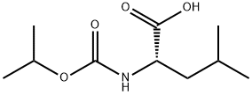 (2S)-4-methyl-2-{[(propan-2-yloxy)carbonyl]amino
}pentanoic acid 结构式